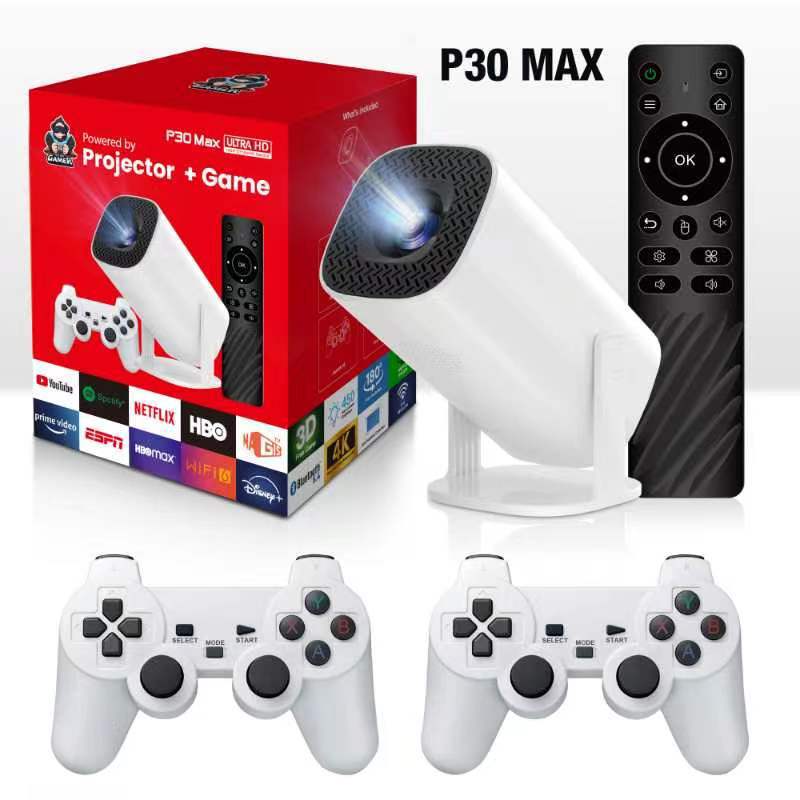 Proyector para juegos Square P30max de alta definición 4K: imágenes nítidas y fluidas.