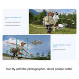 DJI Neo 4K, dron portátil para vlogs, fotografía aérea, ideal para principiantes, camping, turismo y vuelo con seguimiento inteligente mediante IA.