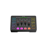 Equipo de transmisión en vivo de juegos Fifine SC3, juego completo, tarjeta de sonido externa USB, micrófono, karaoke de escritorio.