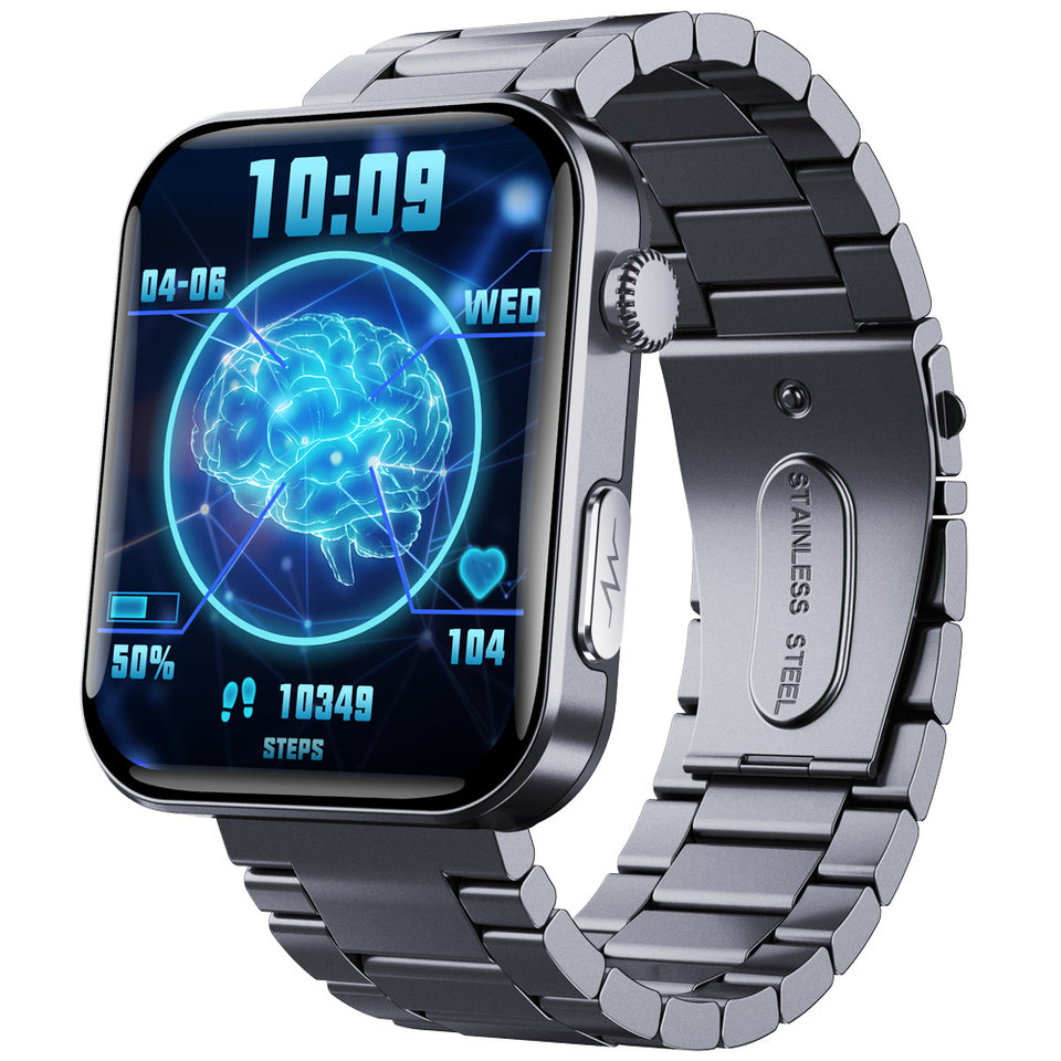 Reloj inteligente con Bluetooth, llamada SOS, alarma de caídas, podómetro, monitor de sueño, pulsera deportiva y recordatorio de mensajes.
