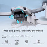 DJI Mini 4K Ultra HD Mini Drone aéreo Capitán con alcance inteligente, disparo y control remoto