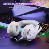 Auriculares para juegos con cable G2000, montados en la cabeza, para ordenadores y deportes electrónicos.