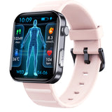 Reloj inteligente con Bluetooth, llamada SOS, alarma de caídas, podómetro, monitor de sueño, pulsera deportiva y recordatorio de mensajes.