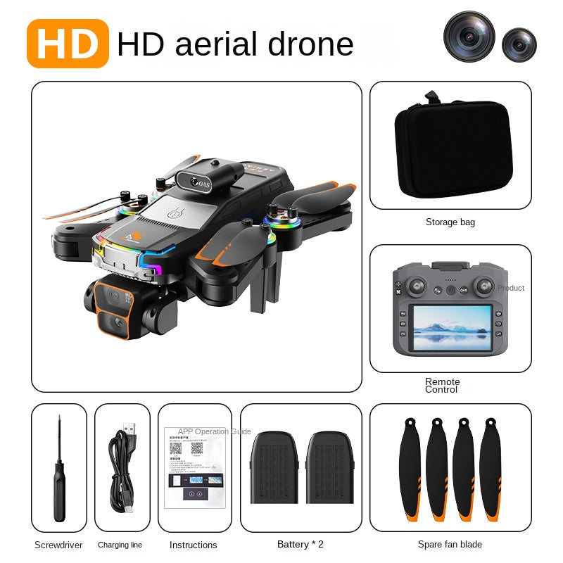 Dron Z2 PRO con control de pantalla, fotografía aérea HD con posicionamiento de flujo óptico de doble cámara y batería de larga duración.