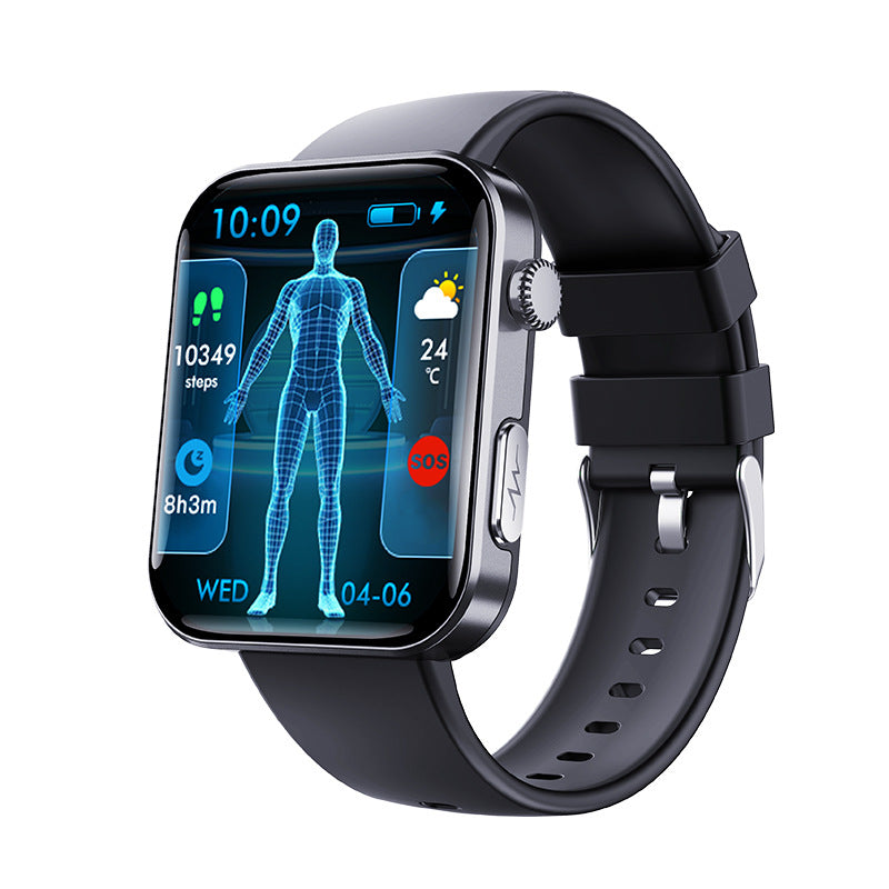 Reloj inteligente con Bluetooth, llamada SOS, alarma de caídas, podómetro, monitor de sueño, pulsera deportiva y recordatorio de mensajes.