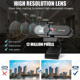 4k Beauty Auto Focus 1080p Computer Camera 8K Network USB Live Webcam 2K Drive Free