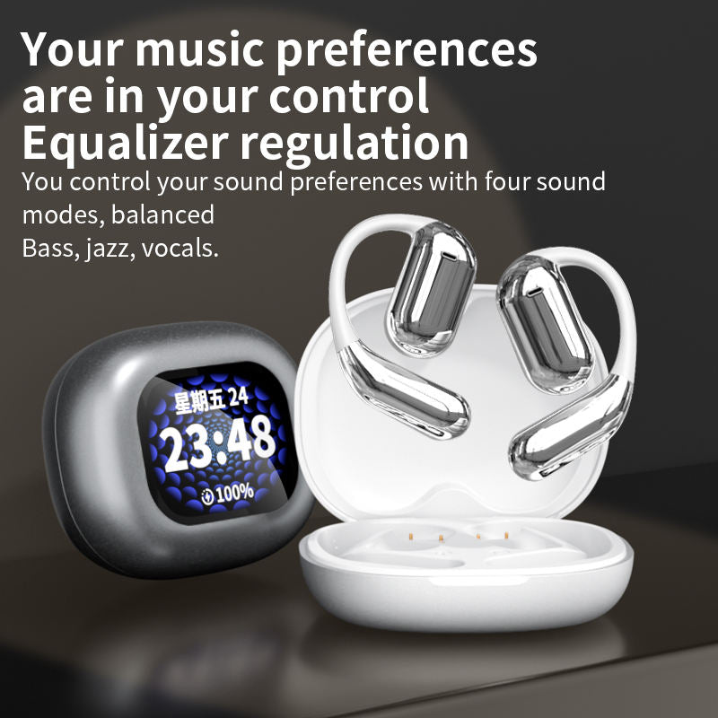 Auriculares inalámbricos con cancelación activa de ruido 5.3, auriculares inalámbricos manos libres con micrófono Q16PRO