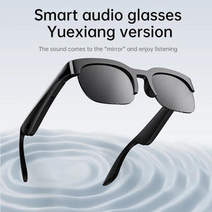 Gafas inalámbricas Bluetooth 6.0 inteligentes con IA para escuchar música, hacer llamadas, practicar deporte, batería de larga duración y traducción automática.
