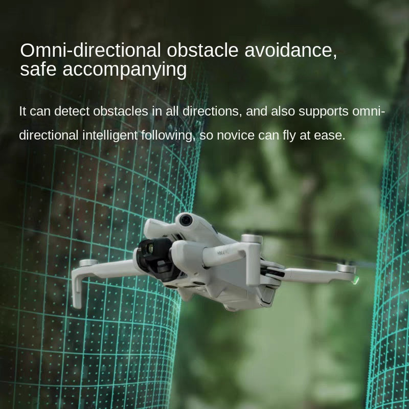 DJI Mini 4 Pro, una mini cámara aérea todo en uno de DJI, es un dron de nivel básico que realiza tomas panorámicas de forma inteligente.