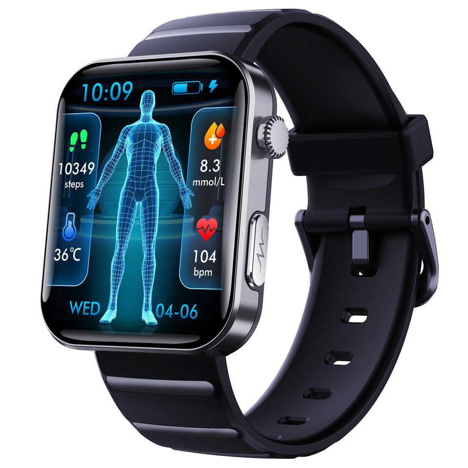 Reloj inteligente con Bluetooth, llamada SOS, alarma de caídas, podómetro, monitor de sueño, pulsera deportiva y recordatorio de mensajes.