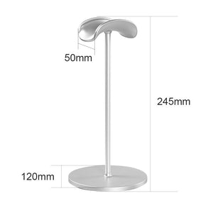 Soporte metálico para auriculares, soporte de escritorio para auriculares, soporte desmontable para auriculares, expositor para auriculares para juegos