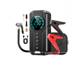 Compresor de aire portátil multifuncional con pantalla LED y arranque de emergencia