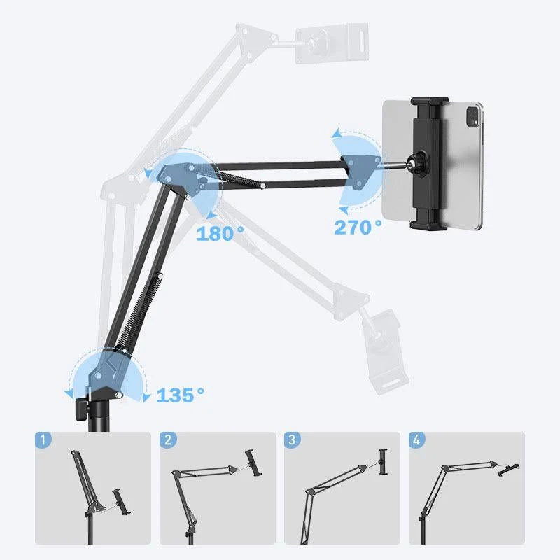 Soporte de suelo para tablets y celulares